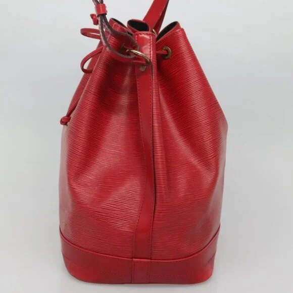 LOUIS VUITTON Epi Noe Shoulder Bag Red M44007 LV Auth 120135